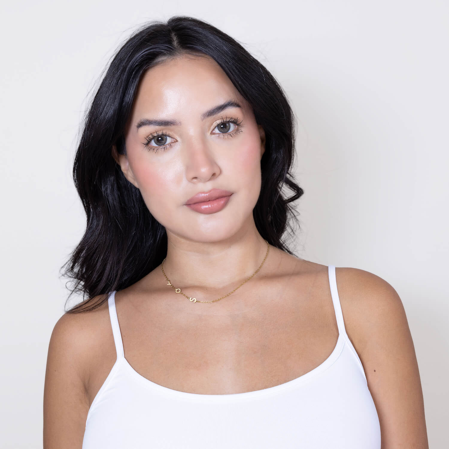 Althéara - Collier initiale sur le coté personnalisée